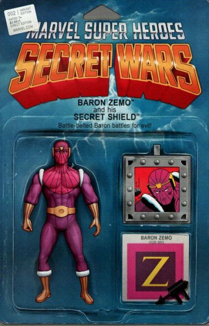 Marvel Super Heroes Secret Wars Battleworld #2 John Tyler Christopher Action Figure Zemo