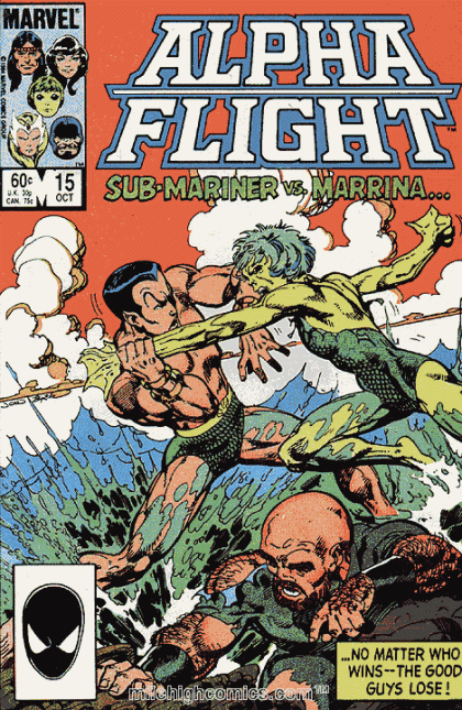 ALPHA FLIGHT #15 DIRECT EDITION 1984 VOL. 1