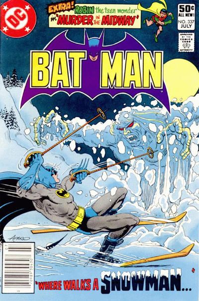 BATMAN #337 NEWSSTAND EDITION 1981