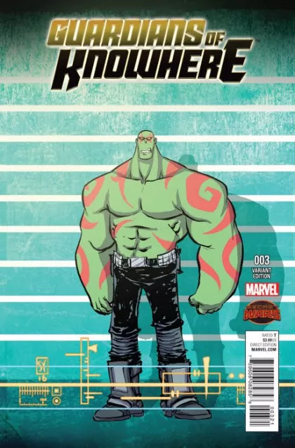 Guardians of Knowhere #3 CVR B Skottie Young Drax