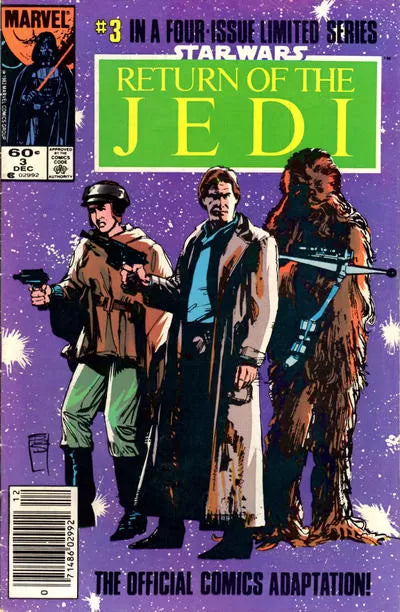STAR WARS RETURN OF THE JEDI #3 NEWSSTAND EDITION 1983