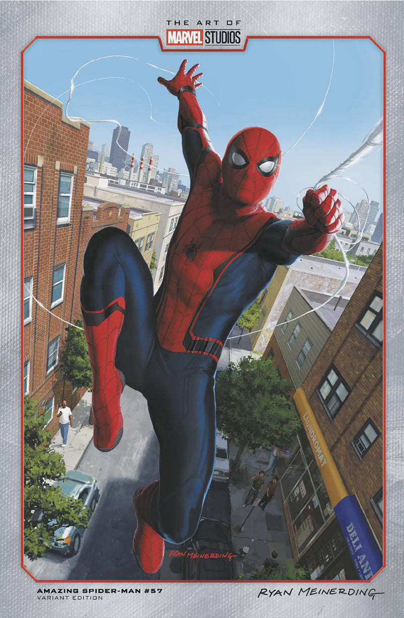 AMAZING SPIDER-MAN #57 RYAN MEINERDING MARVEL STUDIOS  VAR VOL. 6