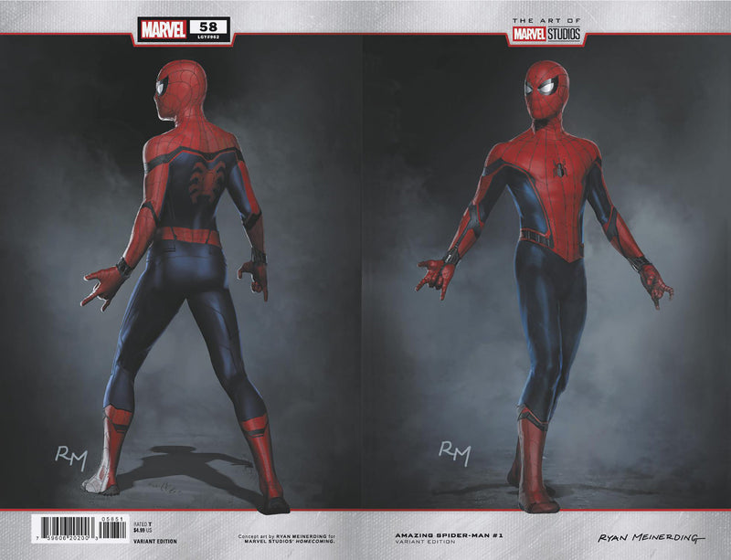 AMAZING SPIDER-MAN #58 RYAN MEINERDING WRAPAROUND MARVEL STUDIOS  VAR VOL. 6