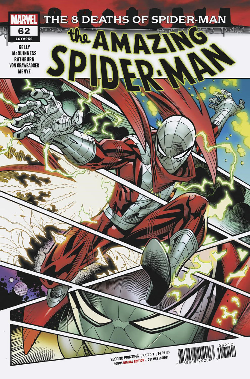 AMAZING SPIDER-MAN #62 ED MCGUINNESS 2ND PRINT  VAR VOL. 6