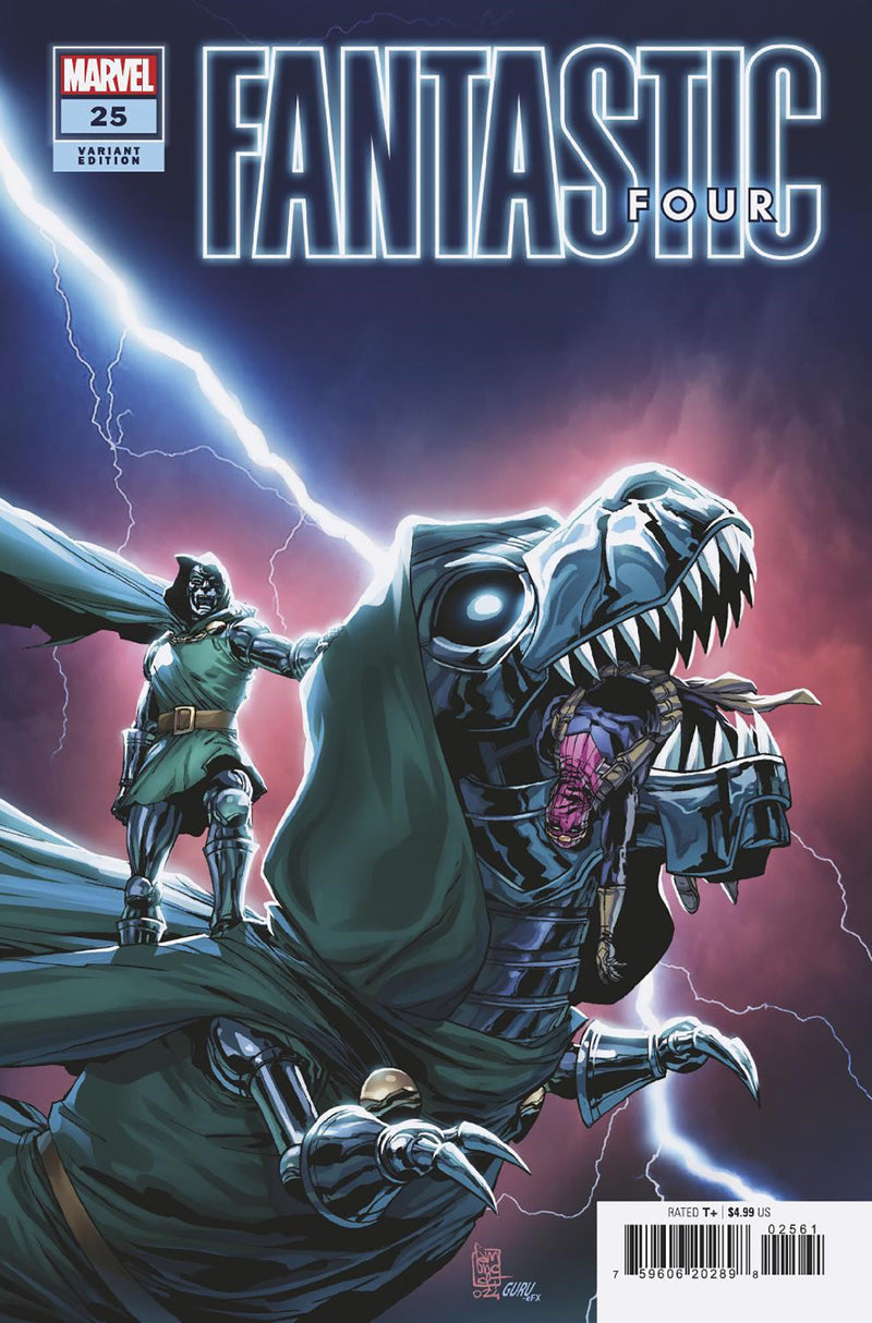 FANTASTIC FOUR #25 GIUSEPPE CAMUNCOLI SPOILER VAR