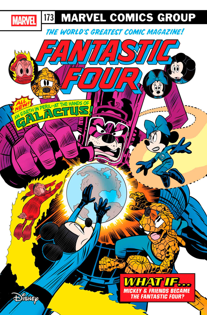 FANTASTIC FOUR #31 CLAUDIO SCIARRONE DISNEY WHAT IF? FANTASTIC FOUR HOMAGE VAR VOL. 7