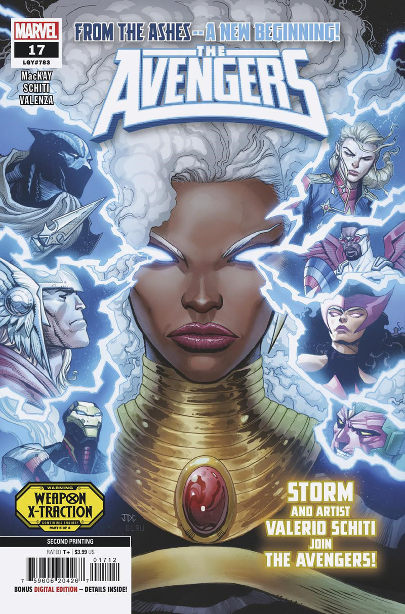 AVENGERS #17 CASSARA 2ND PRINT VOL. 9