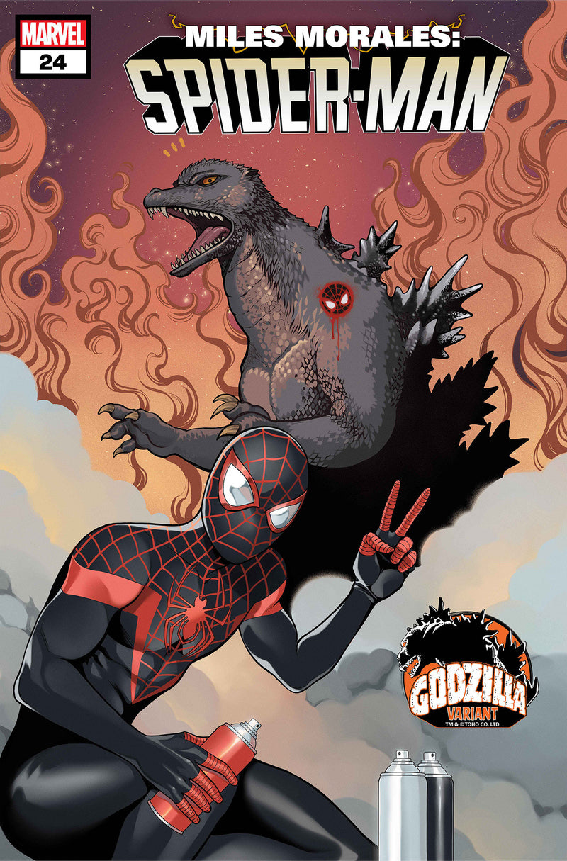 MILES MORALES: SPIDER-MAN #24 ROMY JONES GODZILLA VAR