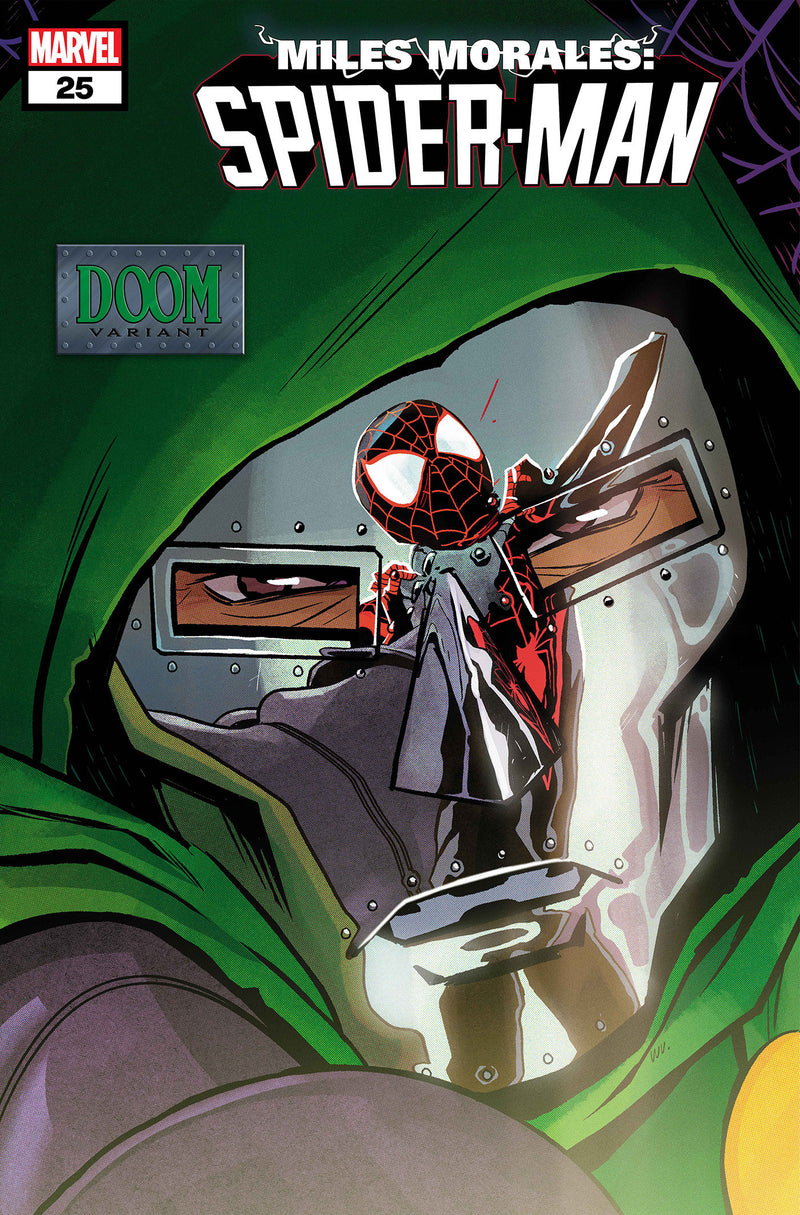MILES MORALES SPIDER-MAN #25 ANNIE WU DOOM VARIANT