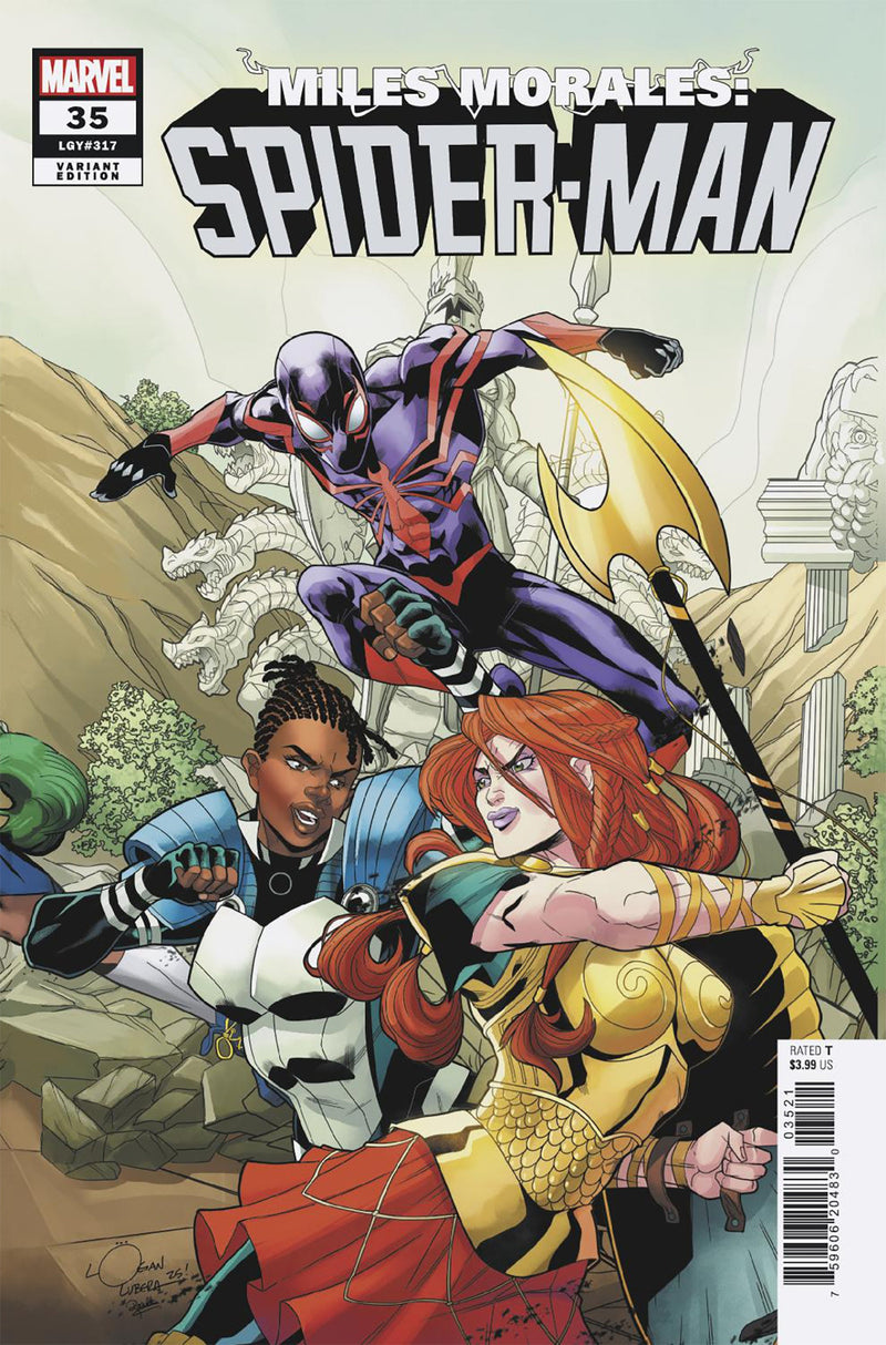 MILES MORALES SPIDER-MAN #35 LOGAN LUBERA 5-PART CONNECTING VARIANT