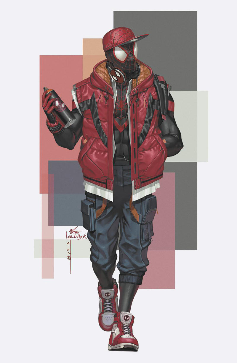 MILES MORALES SPIDER-MAN #40 INHYUK LEE STREET-VERSE VIRGIN VARIANT