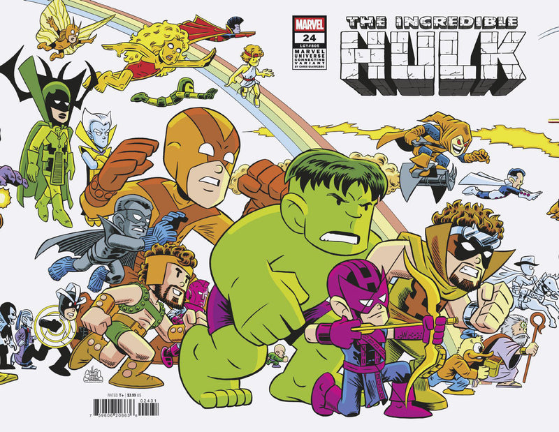 INCREDIBLE HULK #24 CHRIS GIARRUSSO MARVEL UNIVERSE CONNECTING VAR E