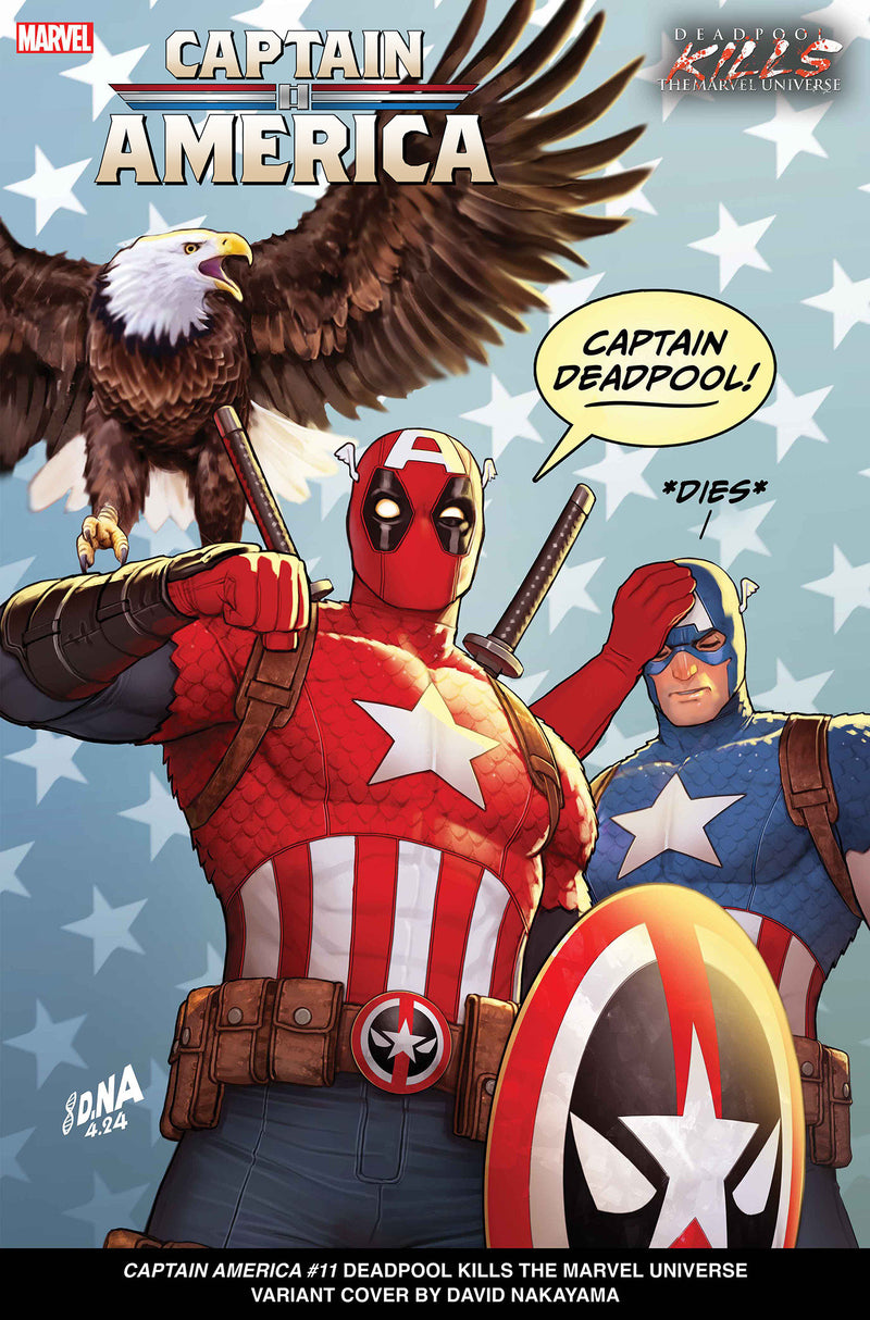 CAPTAIN AMERICA #11 DAVID NAKAYAMA DEADPOOL KILLS THE MARVEL UNIVERSE VAR [D PWX] VOL. 11