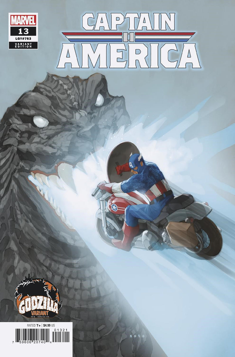 CAPTAIN AMERICA #13 PHIL NOTO GODZILLA VAR VOL. 11