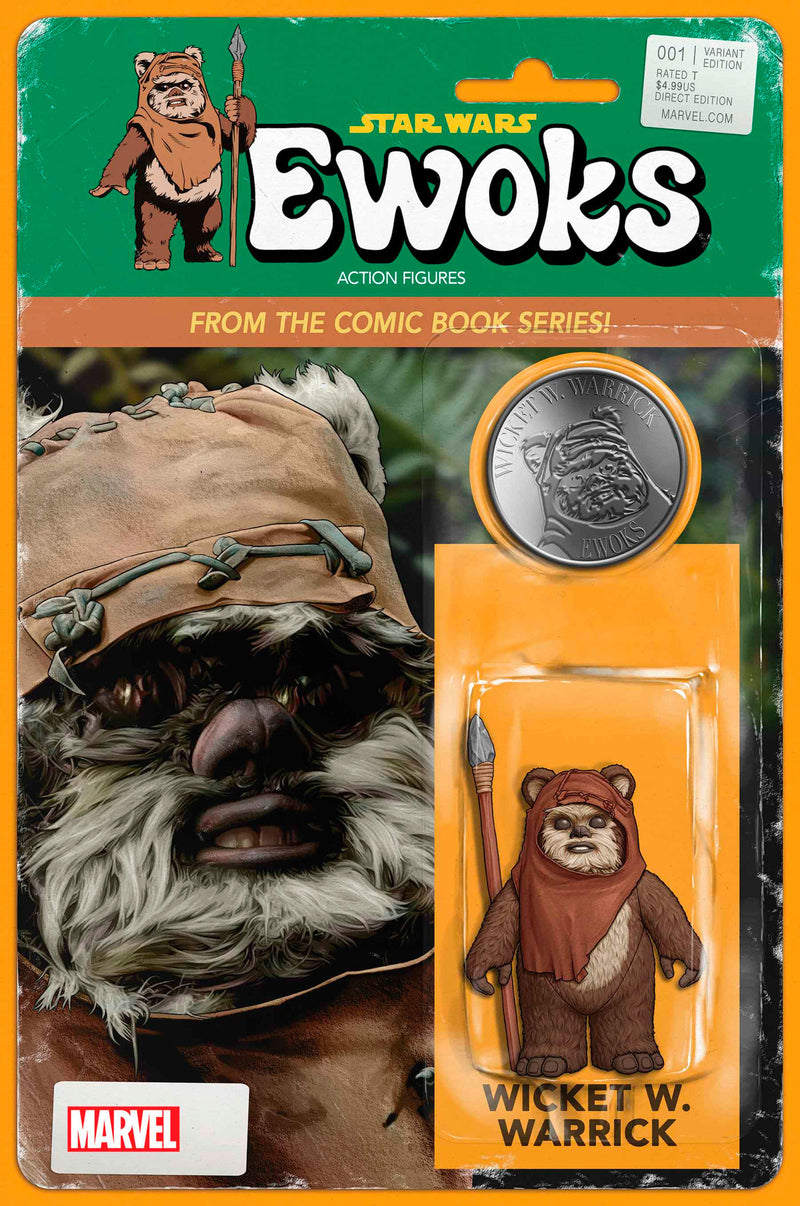 STAR WARS: EWOKS #1 JOHN TYLER CHRISTOPHER ACTION FIGURE VAR