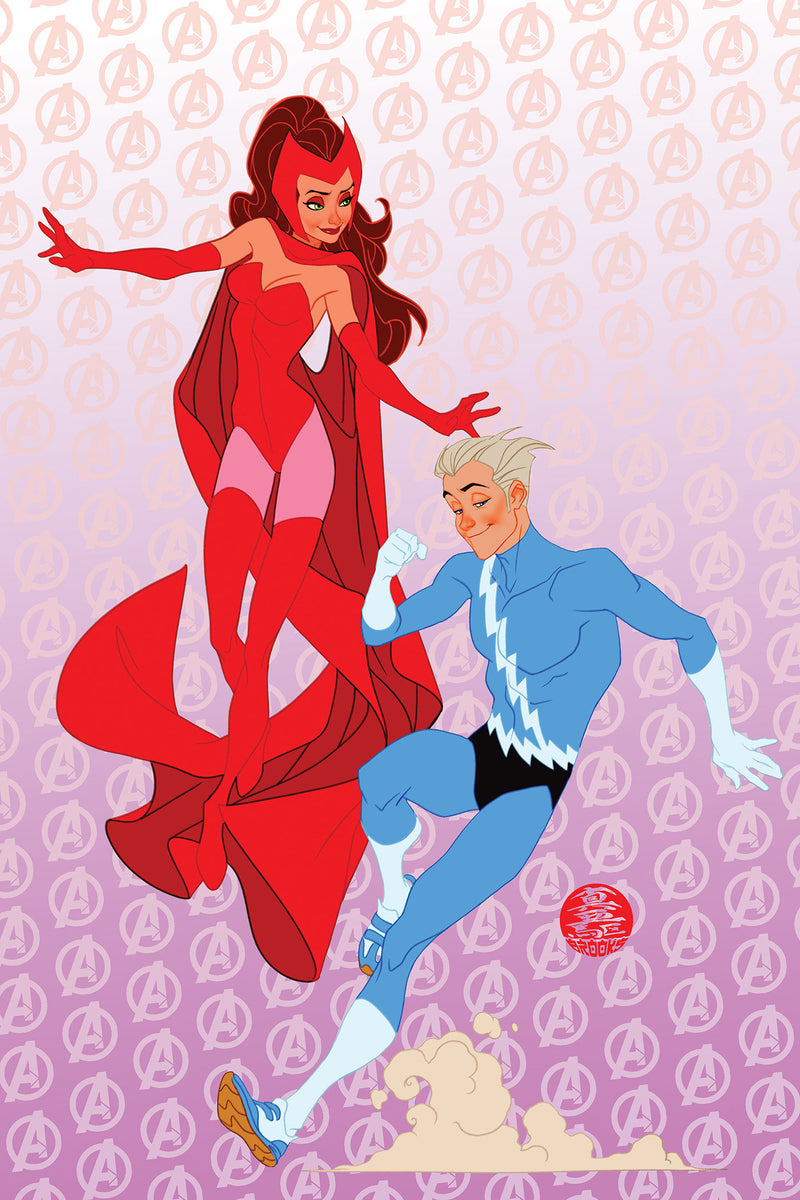 SCARLET WITCH #9 MARK BROOKS ANIMATED-STYLE VIRGIN VARIANT