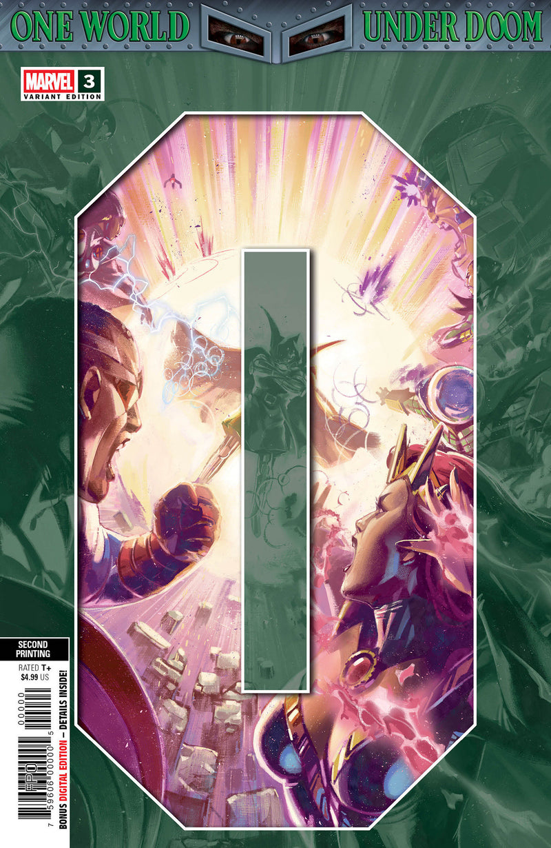 ONE WORLD UNDER DOOM #3 BEN HARVEY 2ND PRINT VARIANT