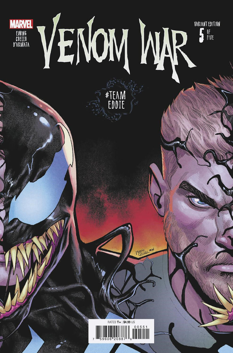 VENOM WAR #5 MARTIN COCCOLO TEAM EDDIE VARIANT
