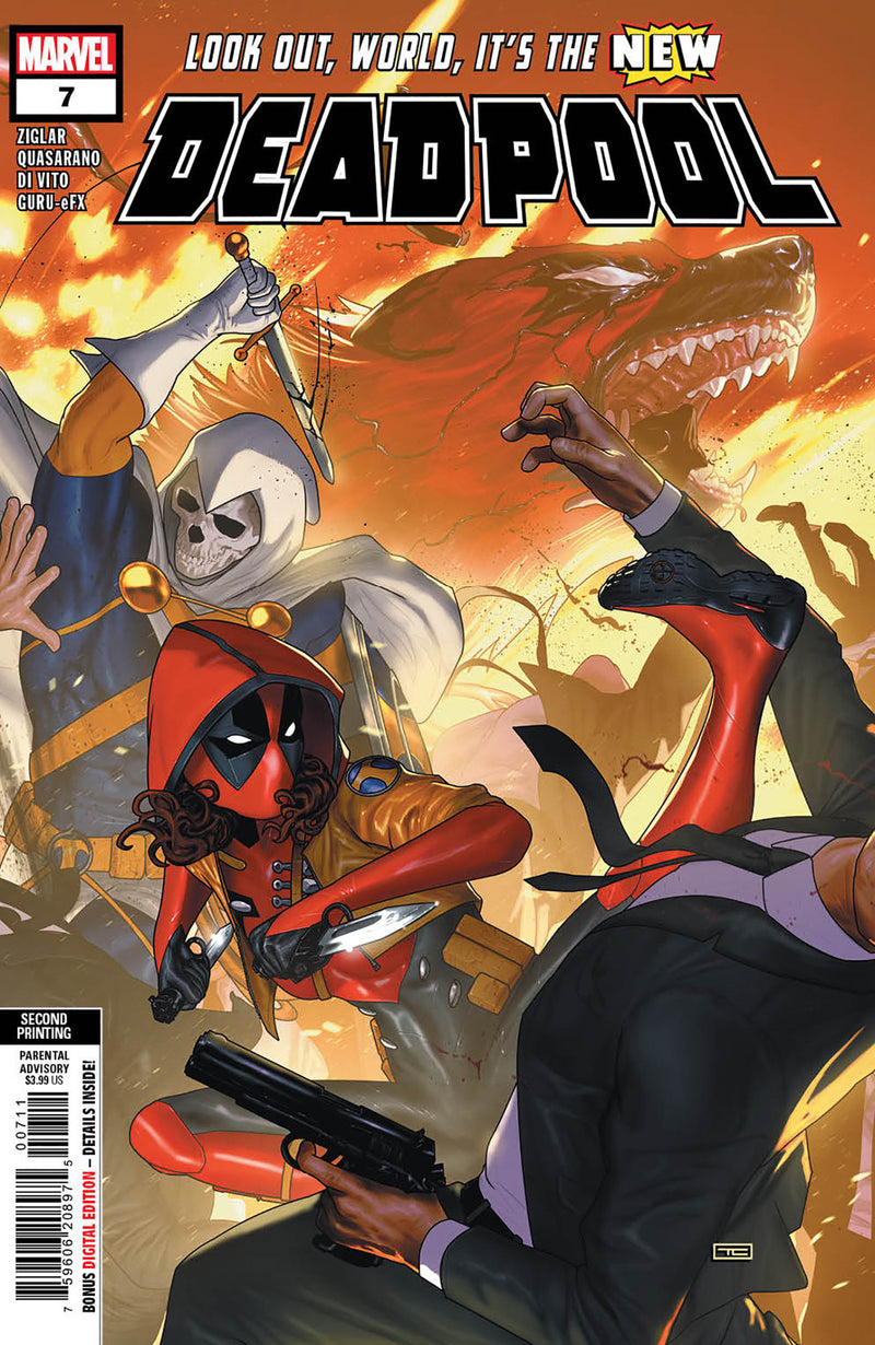 DEADPOOL #7 TAURIN CLARKE 2ND PRINT VAR