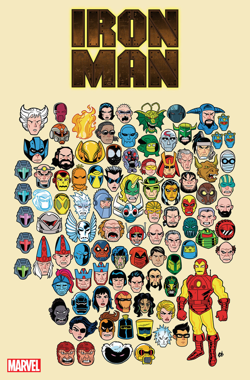 IRON MAN #1 DAVE BARDIN DEADLY FOES VAR VOL.7