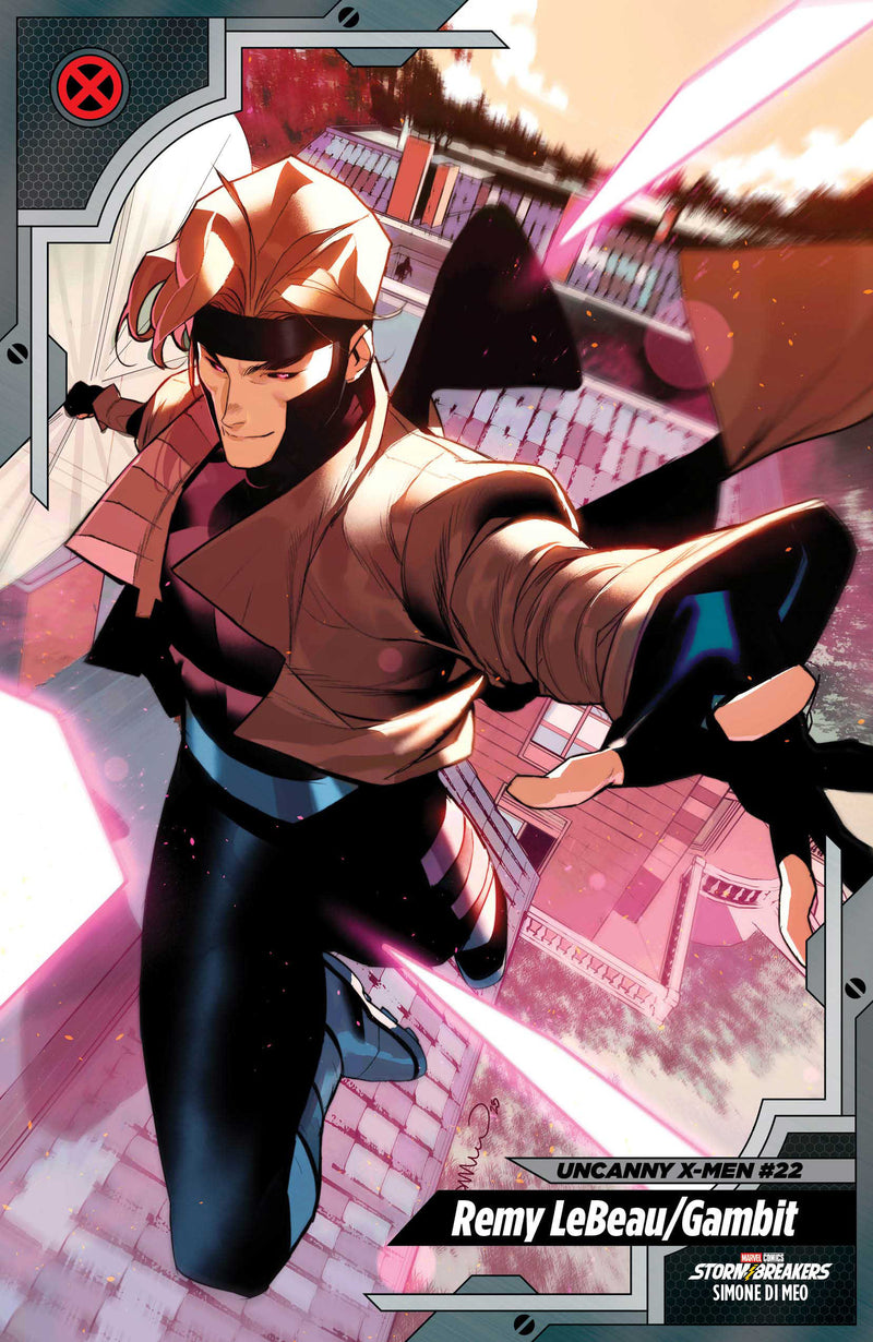 UNCANNY X-MEN #22 SIMONE DI MEO X-MEN TRADING CARD VARIANT