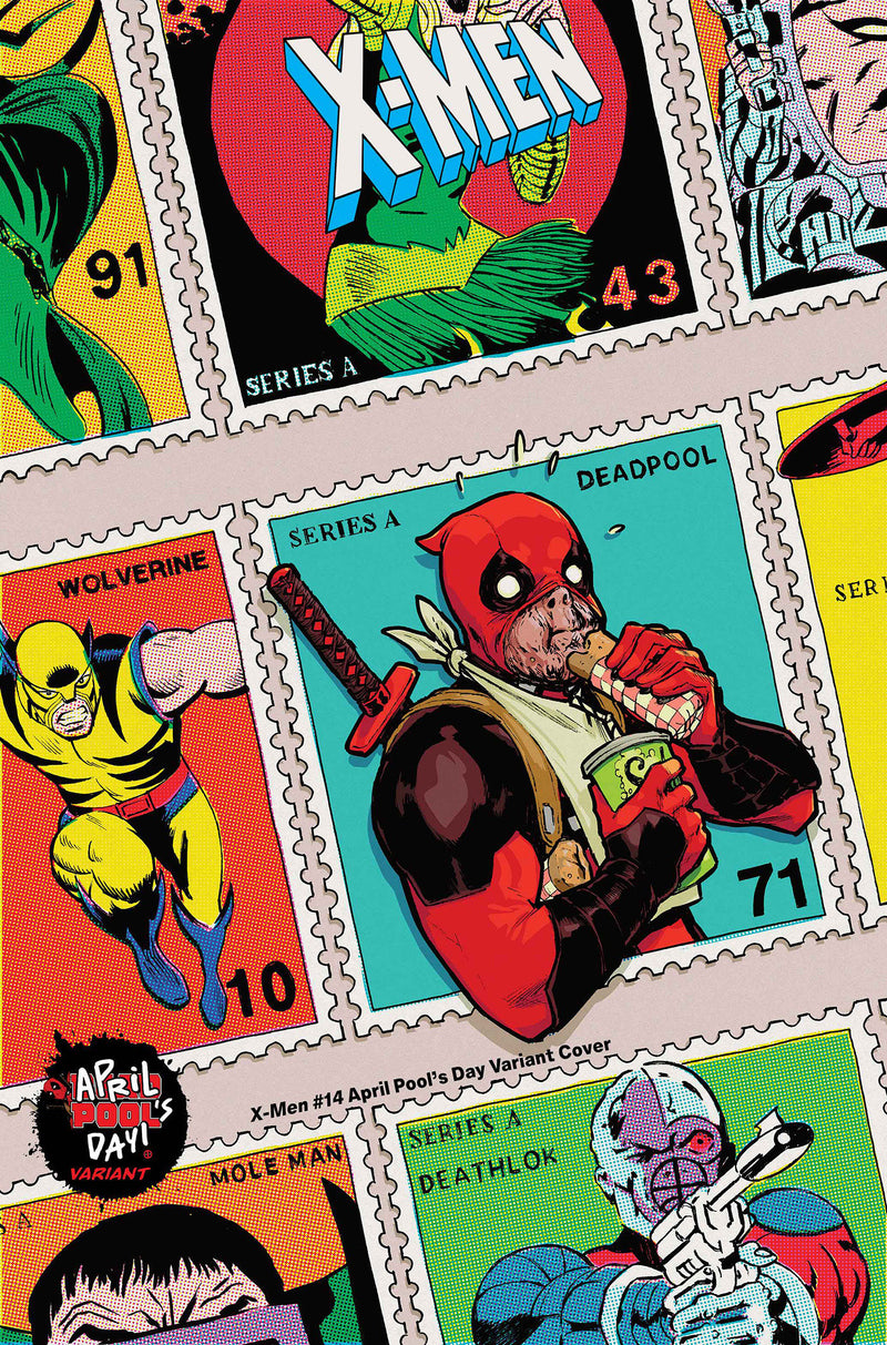 X-MEN #14 DAVID LOPEZ APRIL POOL'S DAY VARIANT