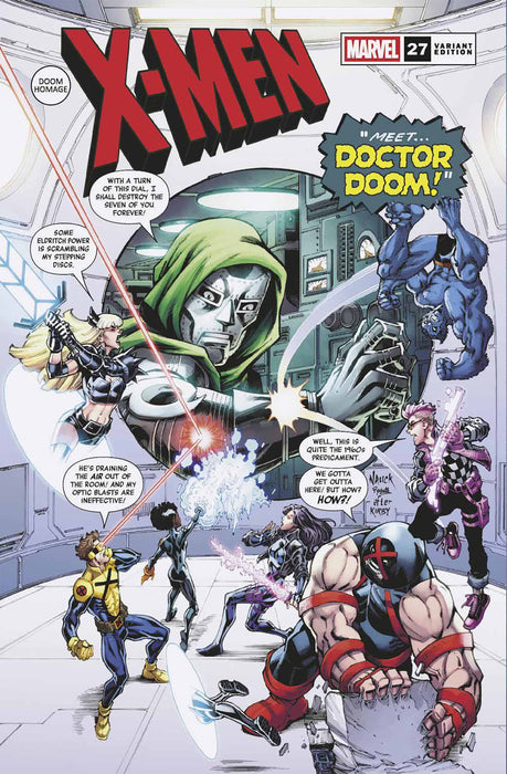 X-MEN #27 TODD NAUCK DOOM HOMAGE VARIANT