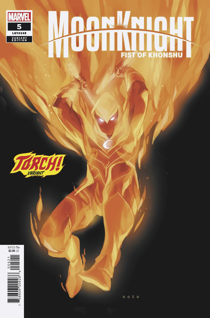 MOON KNIGHT FIST OF KHONSHU #5 PHIL NOTO TORCH! VARIANT