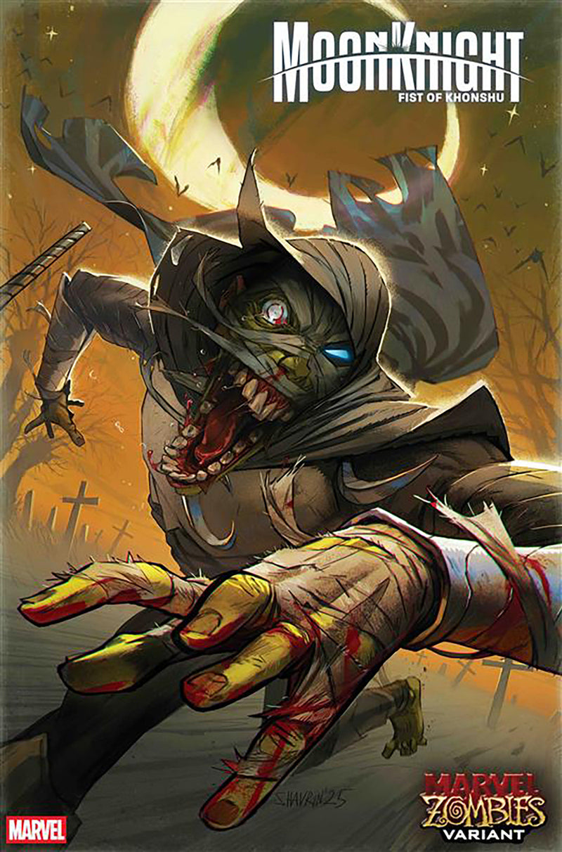 MOON KNIGHT FIST OF KHONSHU #13 IVAN SHAVRIN MARVEL ZOMBIES VARIANT