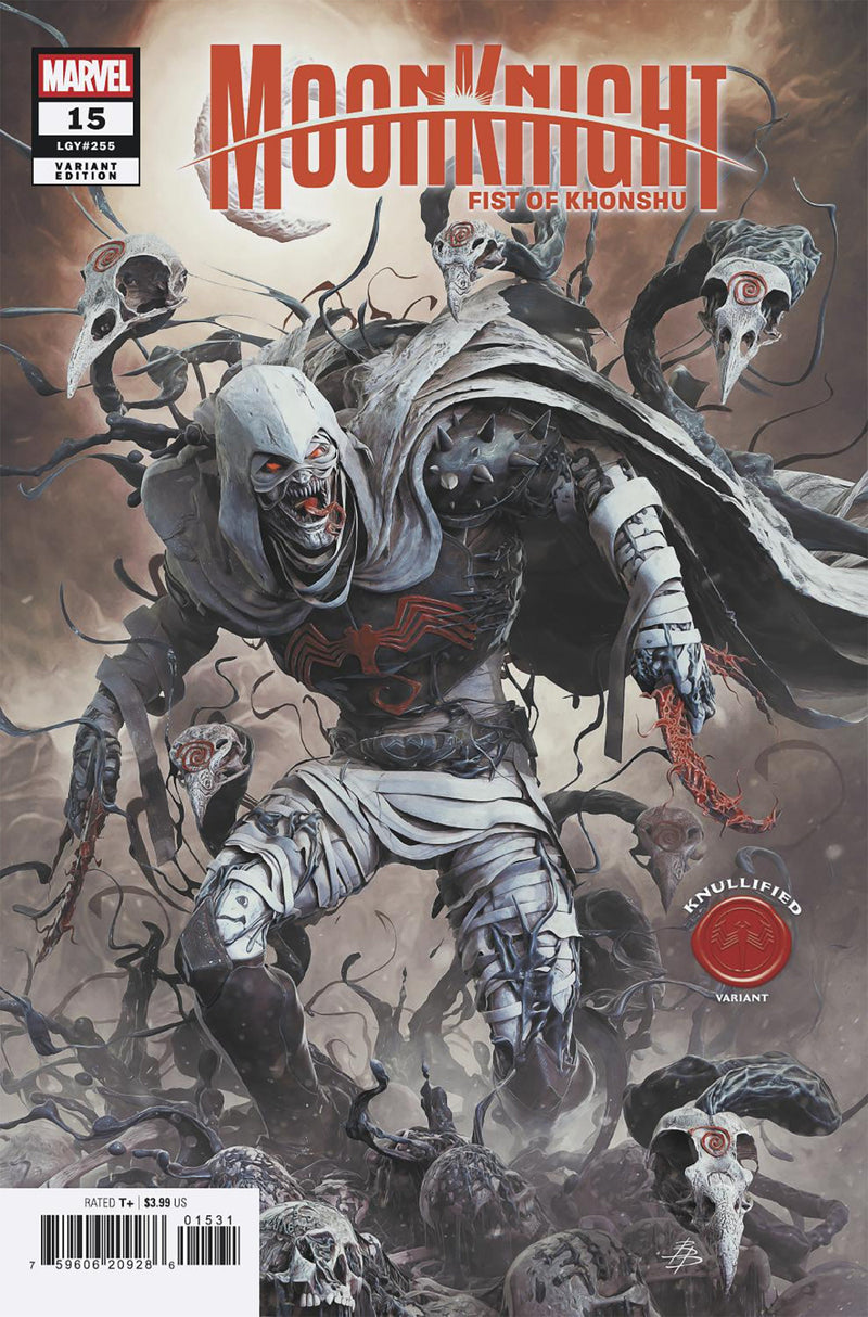 MOON KNIGHT FIST OF KHONSHU #15 BJORN BARENDS KNULLIFIED VARIANT