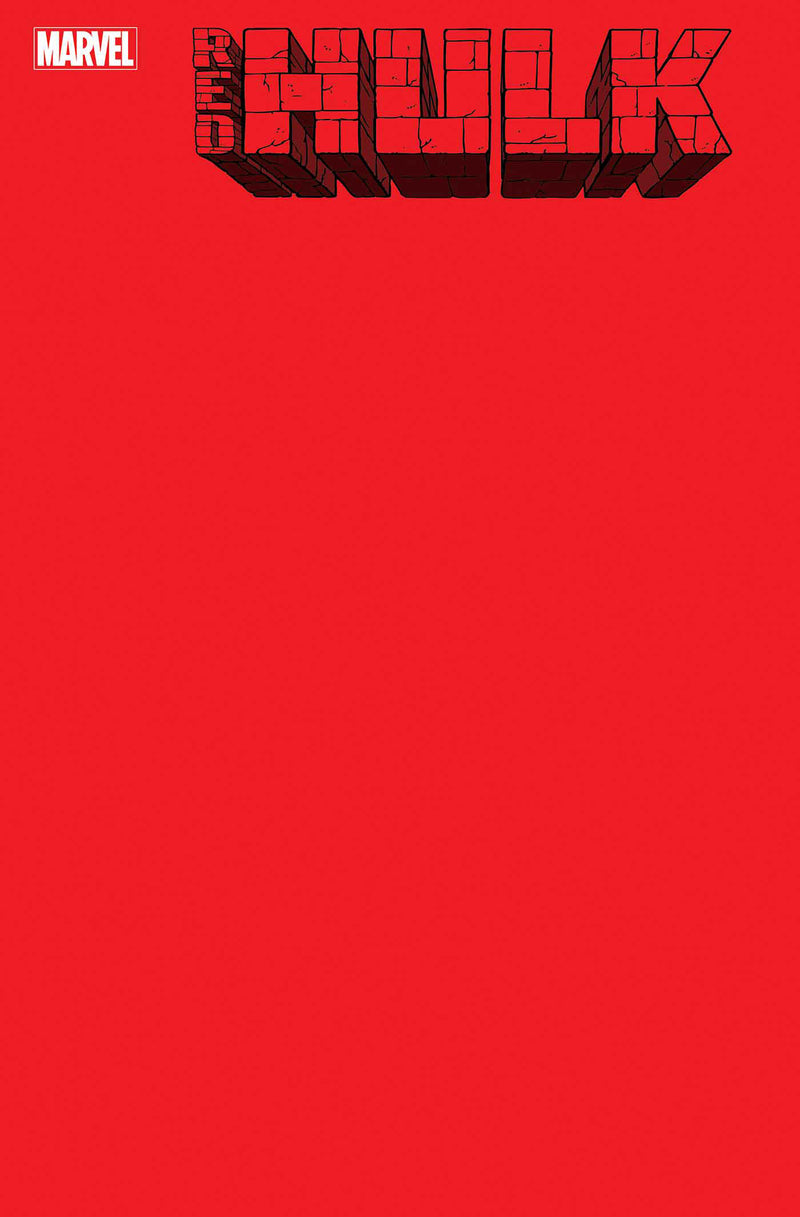 RED HULK #1 レッドブランクカバーバリアント