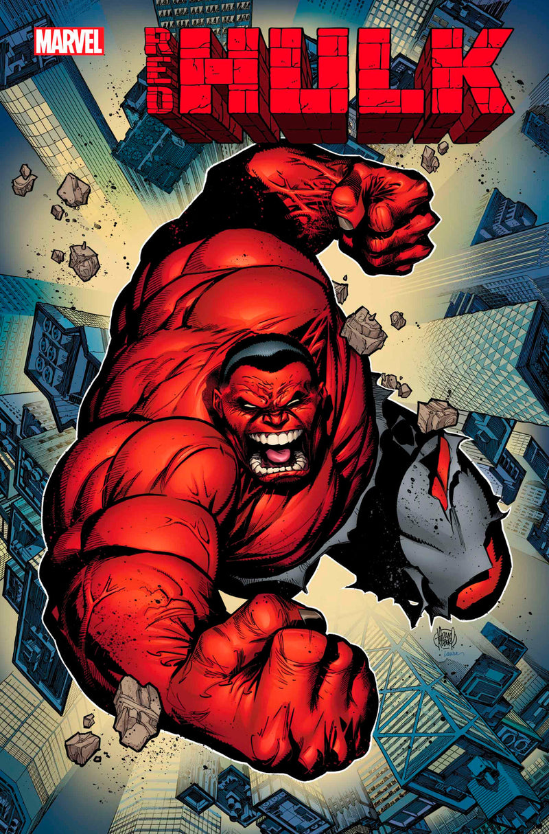 RED HULK #1 ADAM KUBERT FOIL VAR