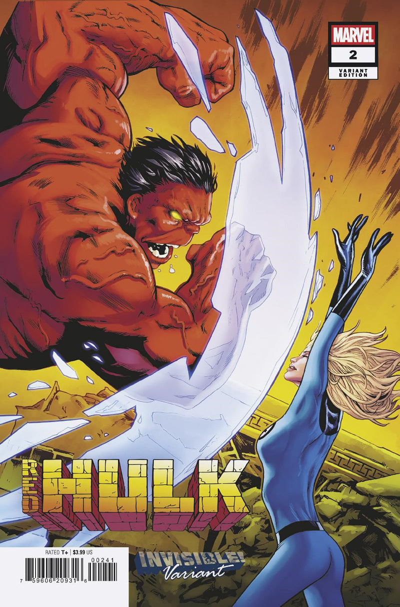 RED HULK #2 グレッグ・ランド インビジブル！バリアント