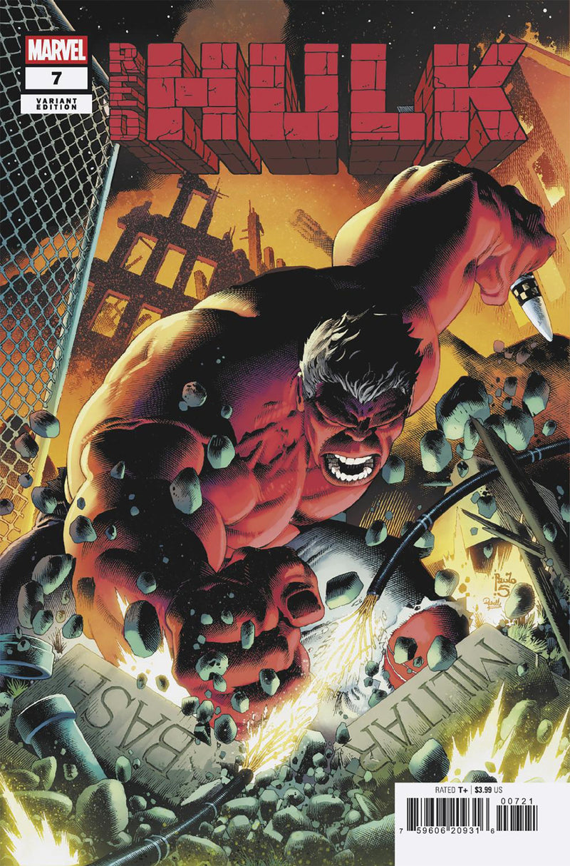 RED HULK #7 PAULO SIQUEIRA VARIANT