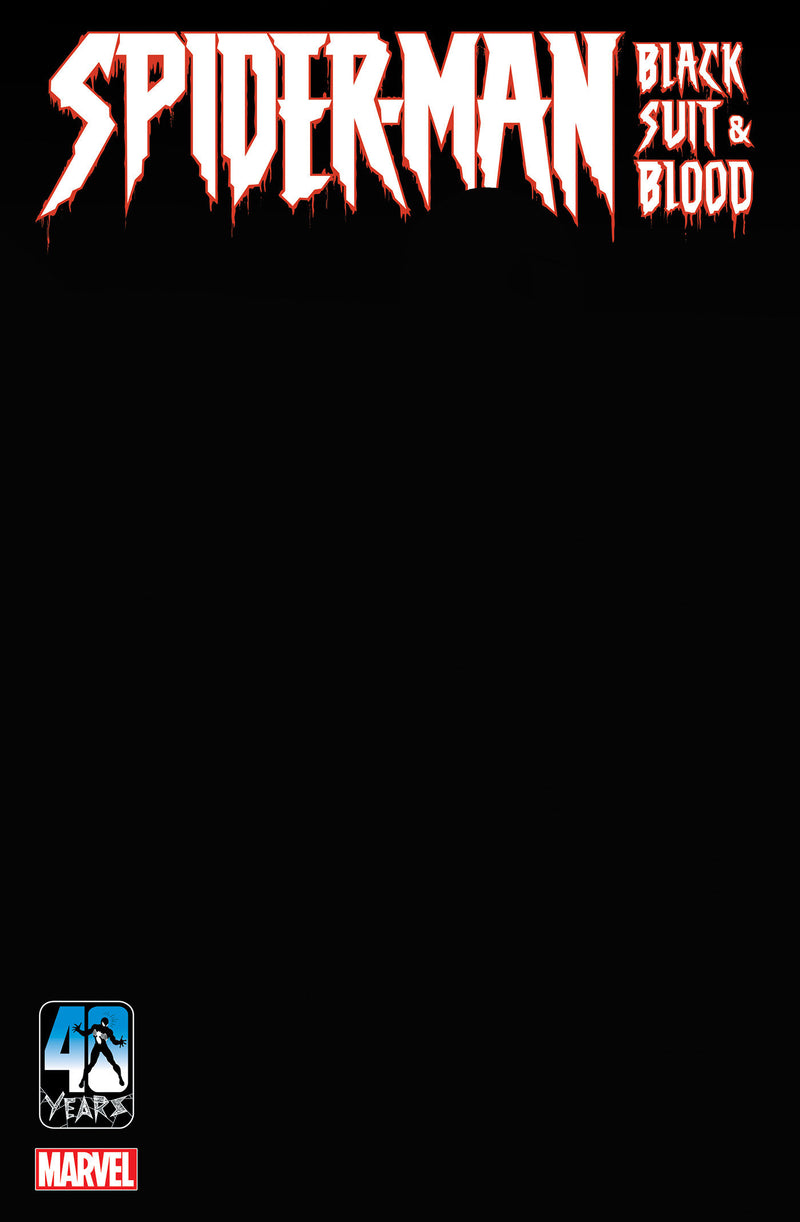 SPIDER-MAN: BLACK SUIT & BLOOD #1 BLACK BLANK VAR