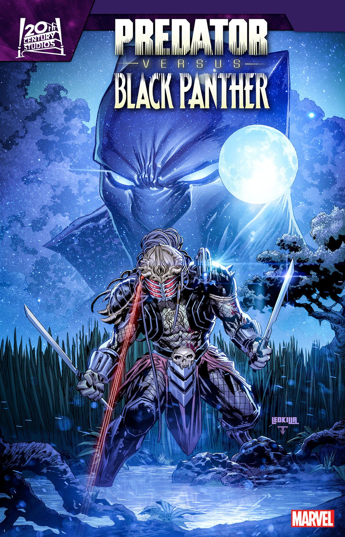 PREDATOR VS. BLACK PANTHER #4 KEN LASHLEY VARIANT — Majorpayne.com