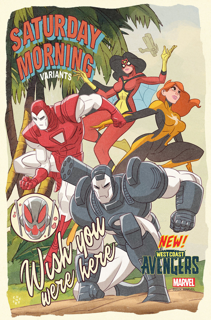 WEST COAST AVENGERS #1 ショーン・ギャロウェイ 土曜の朝のバリアント