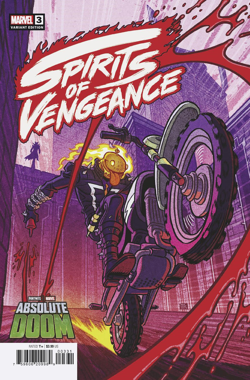SPIRITS OF VENGEANCE #3 AFU CHAN MARVEL FORTNITE GHOST RIDURR VAR