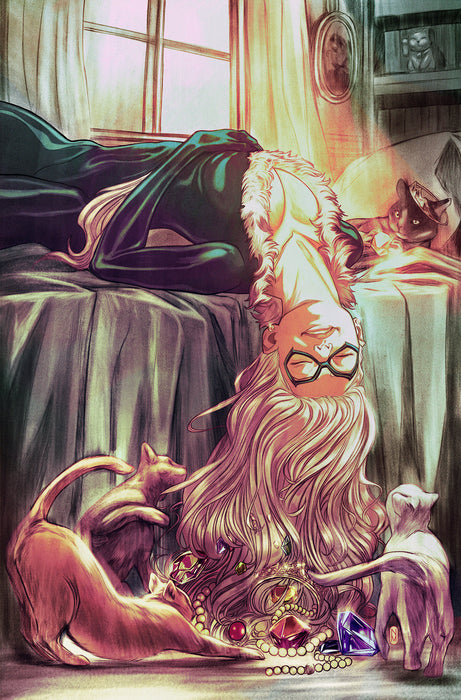 AMAZING SPIDER-MAN #1 NIMIT MALAVIA BLACK CAT VIRGIN VARIANT