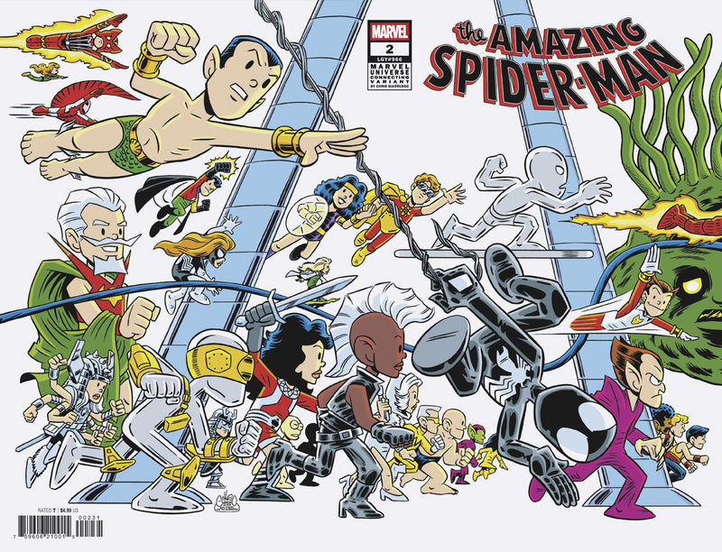 AMAZING SPIDER-MAN #2 CHRIS GIARRUSSO MARVEL UNIVERSE CONNECTING VAR VOL. 7 L
