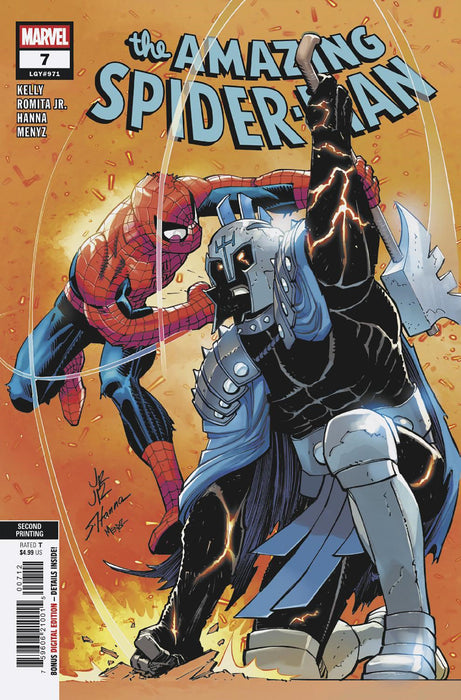 AMAZING SPIDER-MAN #7 JOHN ROMITA JR. 2ND PRINT VARIANT