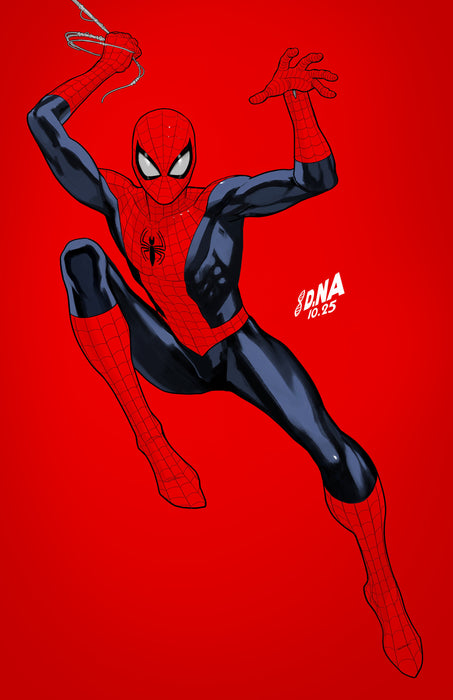 AMAZING SPIDER-MAN #21 DAVID NAKAYAMA COLOR BLOCK RED VIRGIN VARIANT