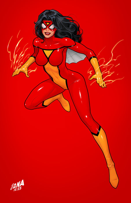 AMAZING SPIDER-MAN #22 DAVID NAKAYAMA COLOR BLOCK RED VIRGIN VARIANT