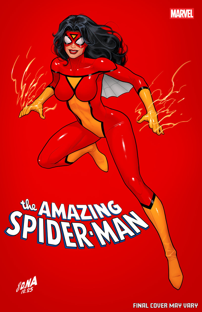 AMAZING SPIDER-MAN #22 DAVID NAKAYAMA COLOR BLOCK RED VAR VOL. 7