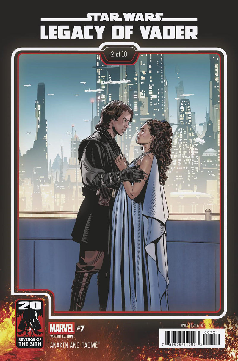 STAR WARS LEGACY OF VADER #7 クリス・スプラウス リベンジ・オブ・ザ・シス 20周年記念バリアント