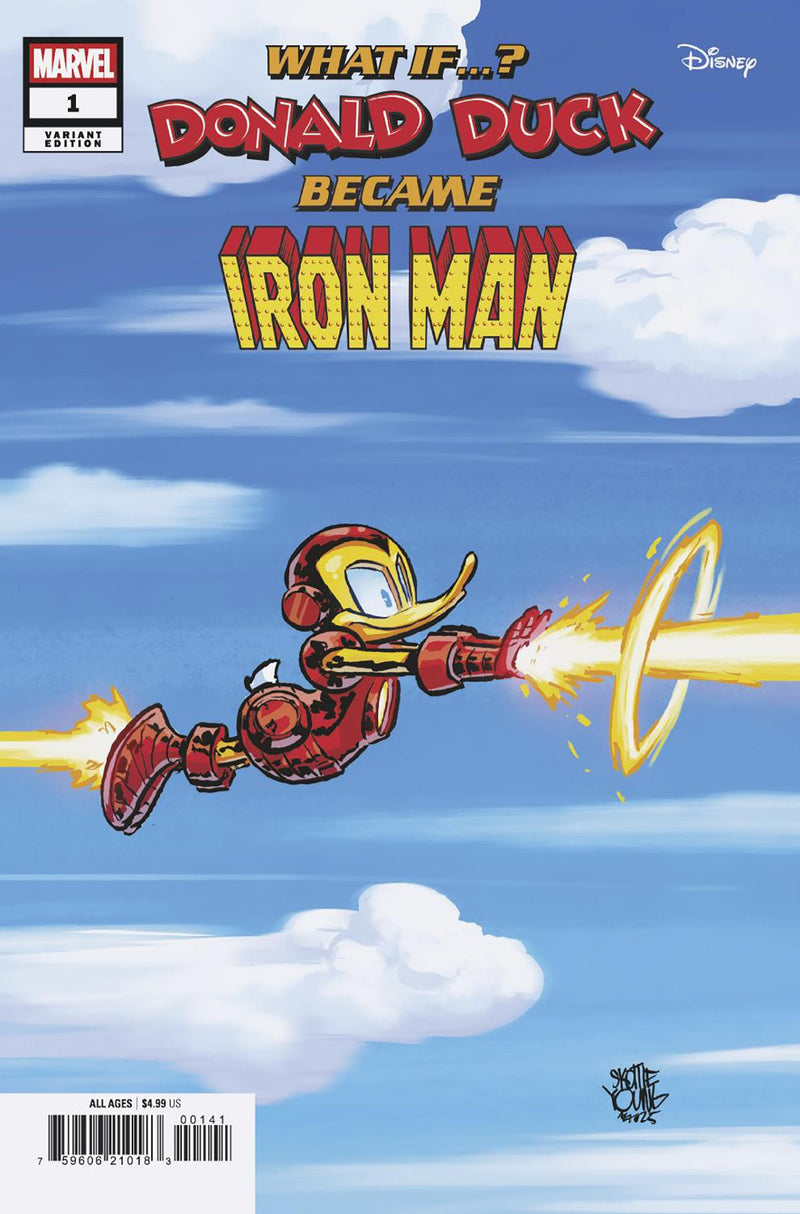 MARVEL & DISNEY: WHAT IF...? DONALD DUCK BECAME THOR #1 SKOTTIE YOUNG VAR