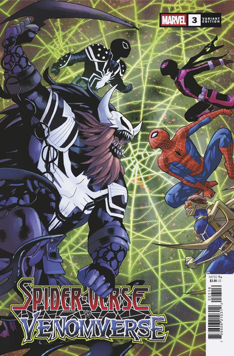 SPIDER-VERSE VS. VENOMVERSE #3 JAN BAZALDUA VARIANT