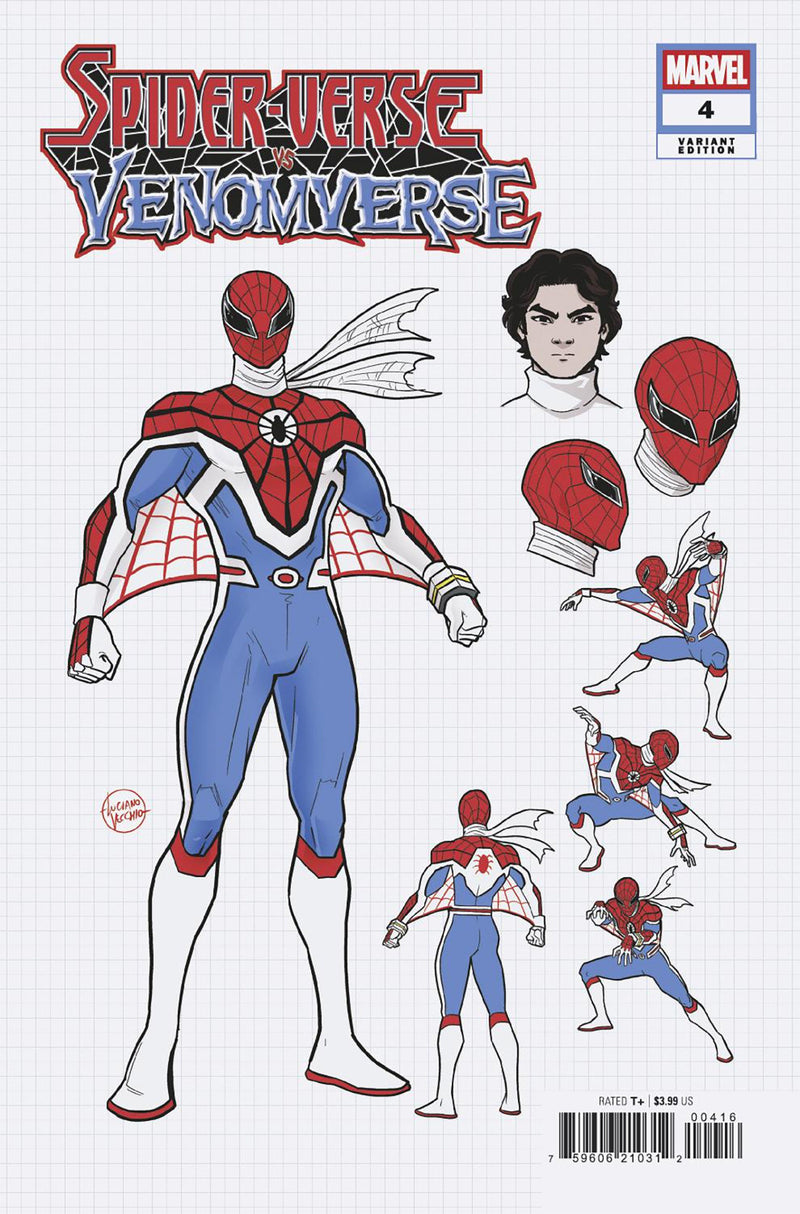スパイダーバース VS. ヴェノムバース #4 ルシアーノ・ベッキオ デザインバリアント