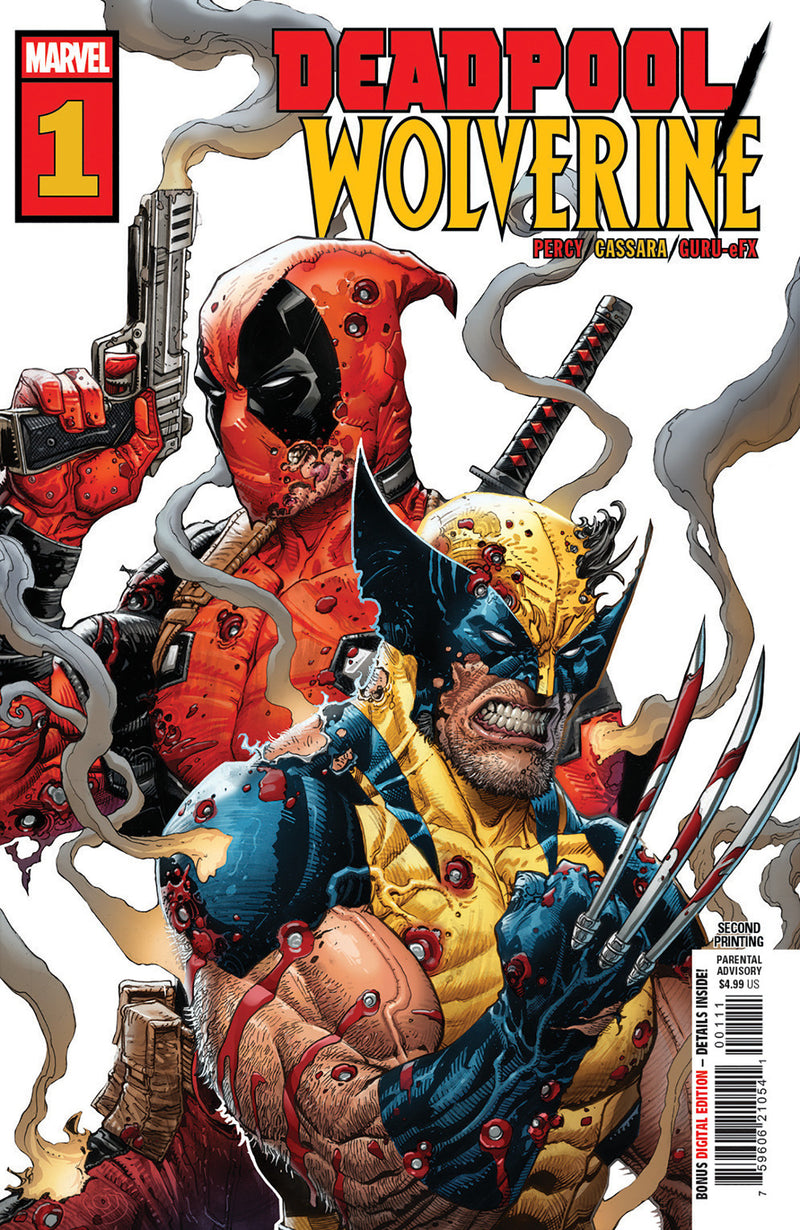 DEADPOOL/WOLVERINE #1 JOSHUA CASSARA 2ND PRINT VAR