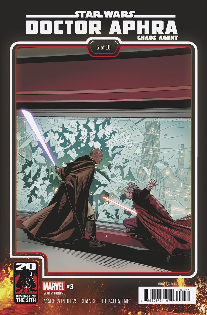 STAR WARS DOCTOR APHRA - CHAOS AGENT #3 クリス・スプラウス シスの復讐 20周年記念バリアント